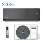 SET Klimatizácia nástenná KAISAI ICE BLACK 2,6KW KLB-09HRHI/KLWB-09HRHO